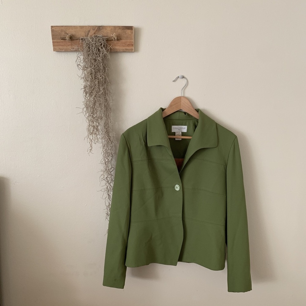 Green blazer